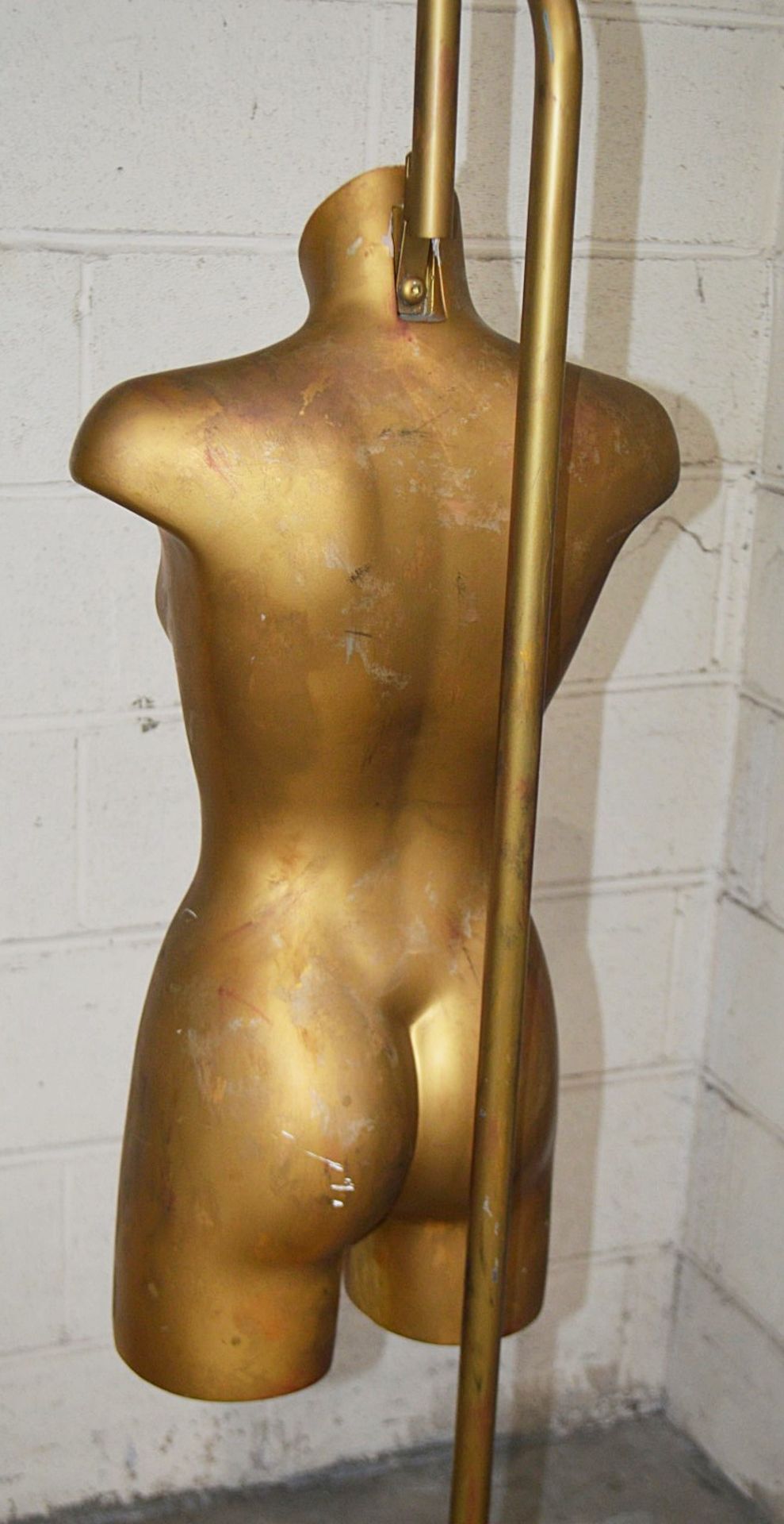 1 x Mannequin With An Aged Gold Finish - 170cm Tall - Ref: MHB162 - CL670 - Location: Altrincham - Image 3 of 4