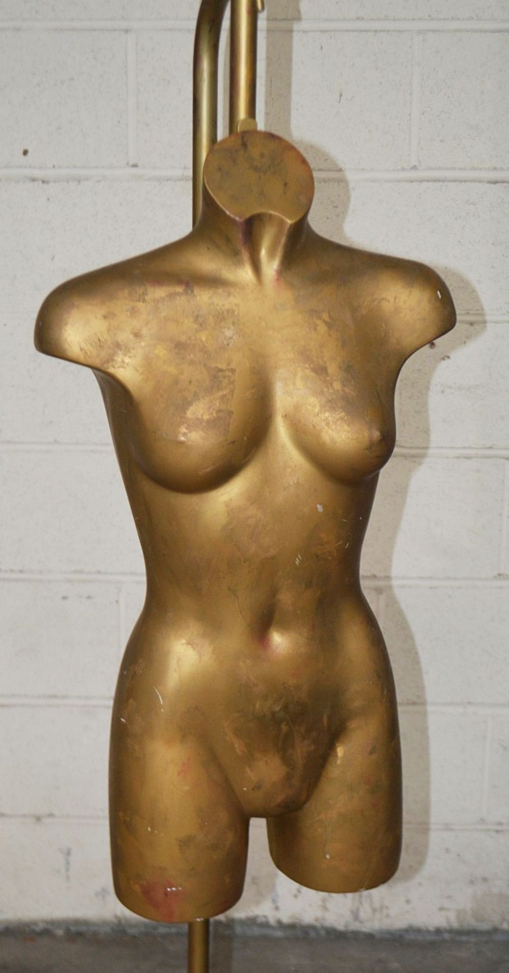 1 x Mannequin With An Aged Gold Finish - 170cm Tall - Ref: MHB162 - CL670 - Location: Altrincham - Image 2 of 4