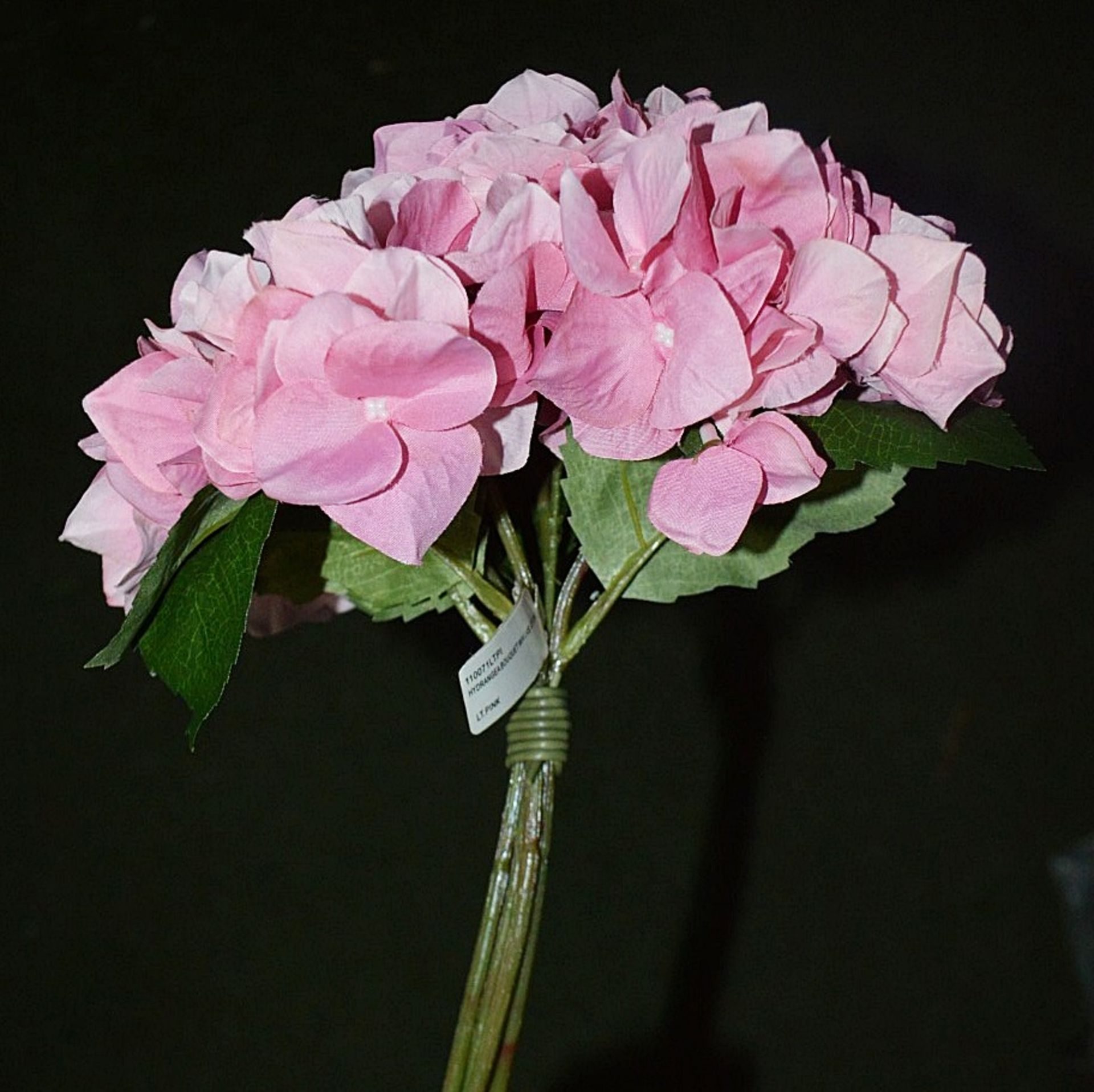 Large Quantity Of Premium Artificial Hydrangeas In Light Pink Silk - Approx 160 pcs - Ex-Display - Image 3 of 4