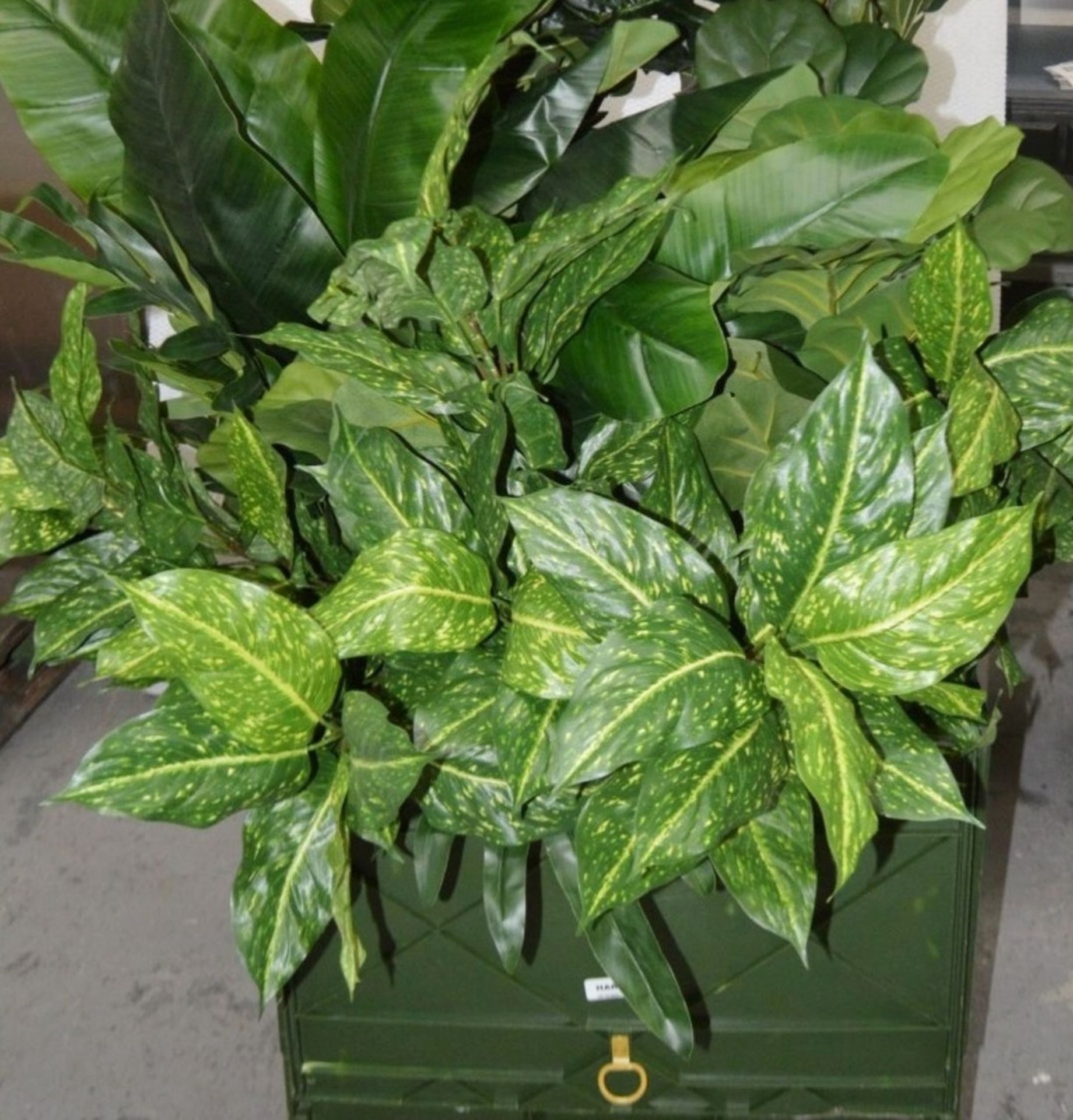 3 x Commercial Artificial Potted Plants Display - High Quality Ex-Display Showroom Pieces - Ref: