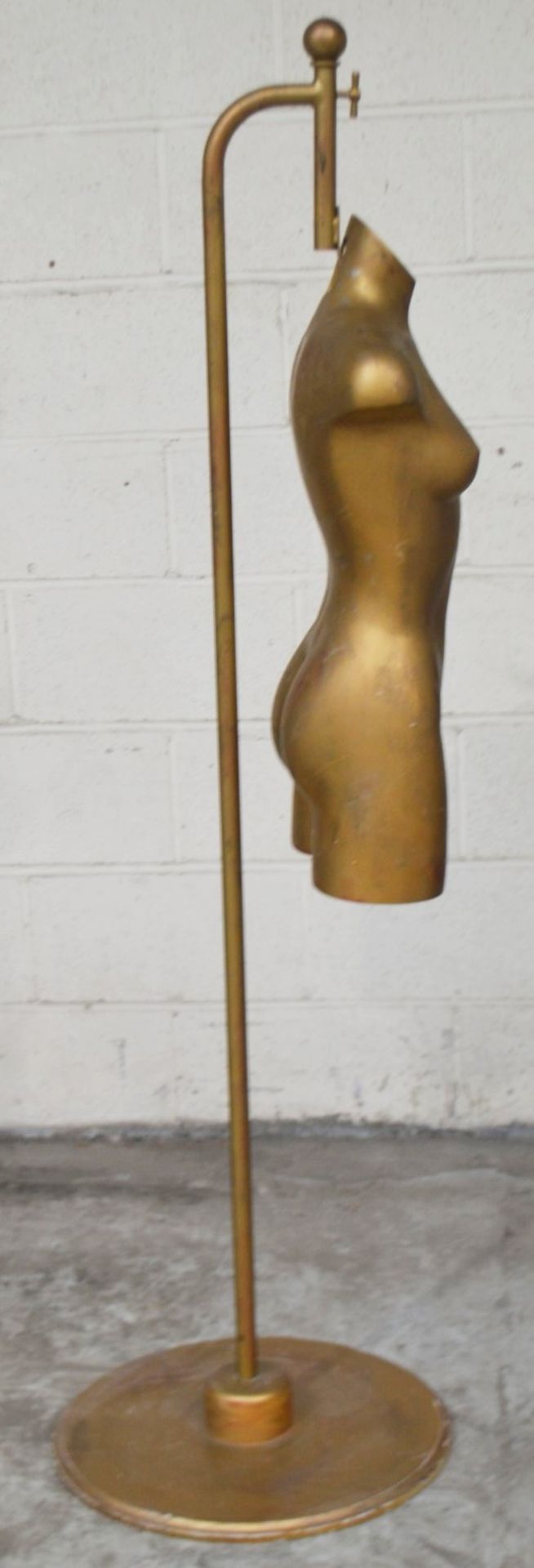 1 x Mannequin With An Aged Gold Finish - 170cm Tall - Ref: MHB162 - CL670 - Location: Altrincham - Image 4 of 4