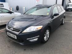 2012 Ford Mondeo Zetec Tdci Estate 1.6 Diesel - CL505 - NO VAT ON THE HAMMER -