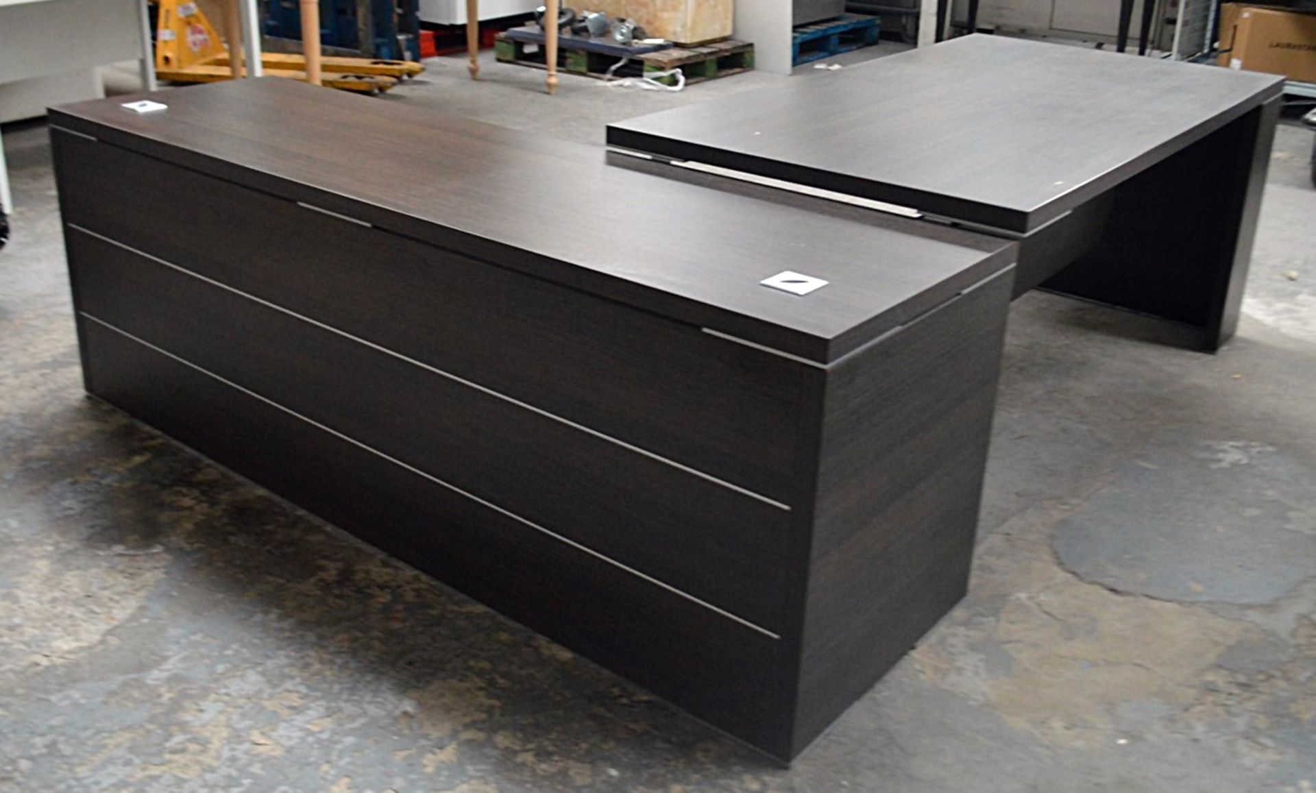 2 x Sections Of L-Shaped Reception Desk - Removed From A World-Renowned London Department Store