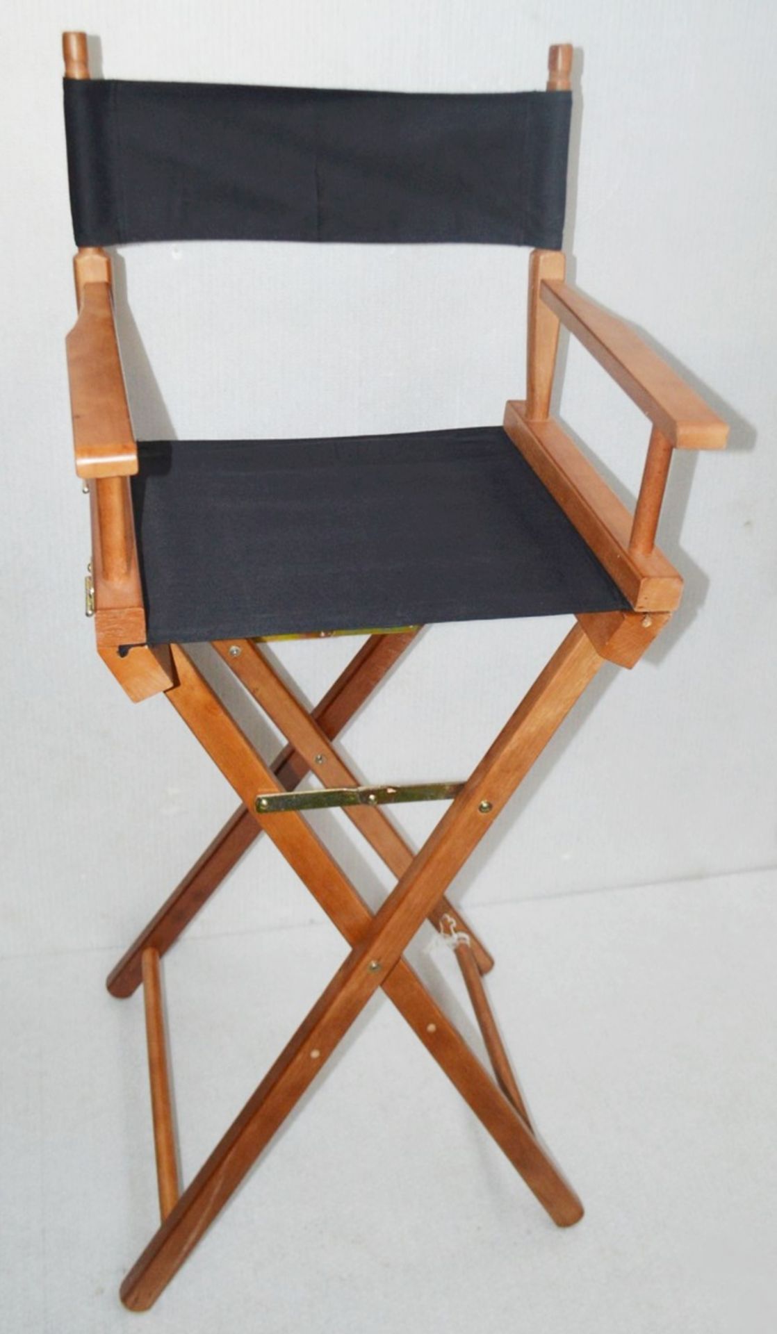 1 x Professional Tall Folding Directors Chair - Ex-Display - Dimensions (Approx): H120 x W52 x