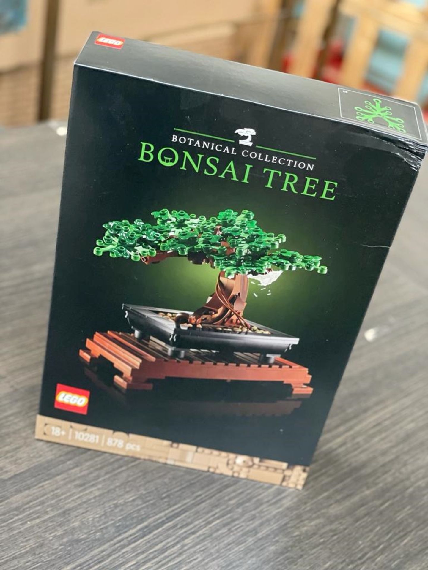 1 x Lego Botanical Collection Bonsai Tree 878 Pieces 18+ (10281) - Brand New - CL987 - Ref: