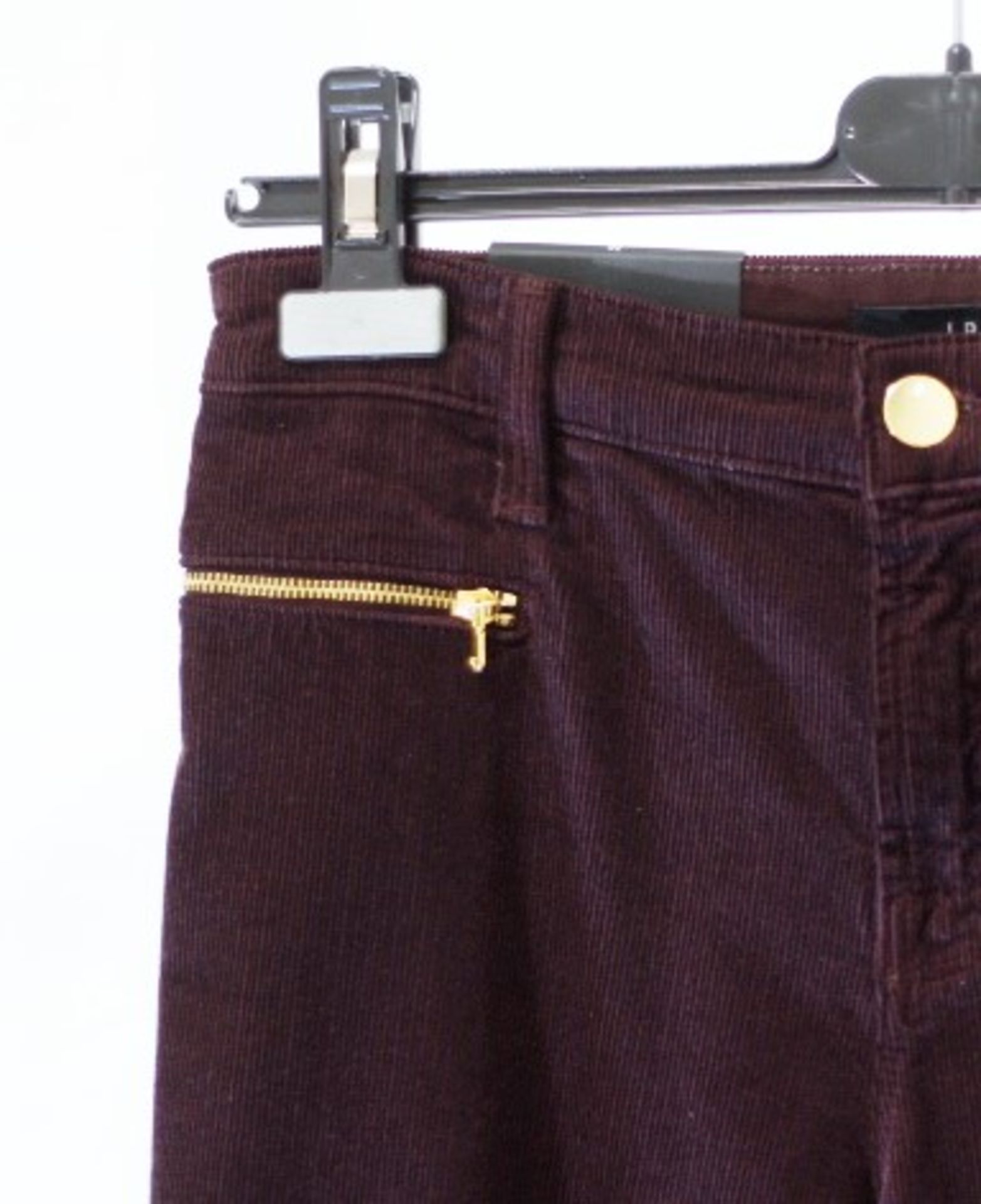 1 x J Brand Blackberry Corduroy Jeans - Size: 8 - Material: 56% Cotton, 37% Modal, 6% Polyester, - Image 6 of 6