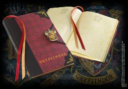 2 x The Noble Collection Harry Potter Gryffindor Journal's - 9.75in (25cm) Hardbound Lined with