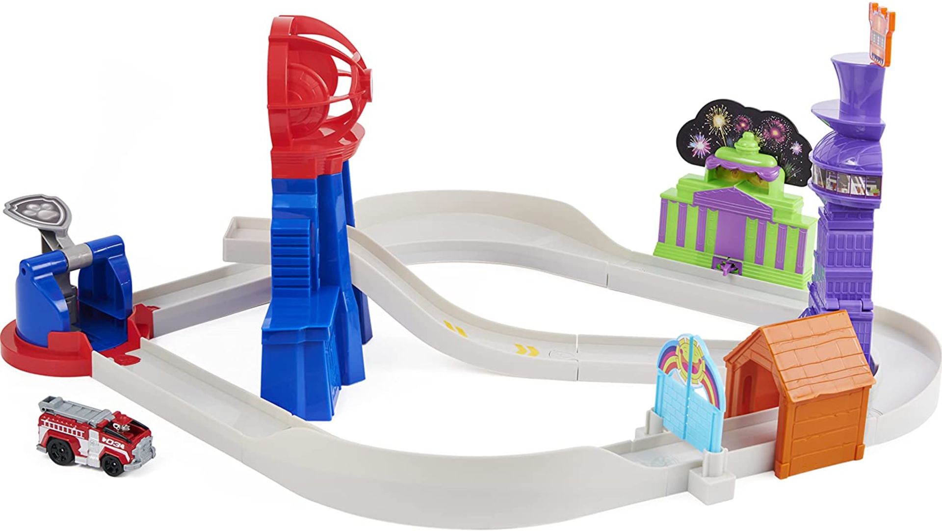 1 x Paw Patrol Toy Collection -  Movie True Metal Total City Rescue Track Set And Paw Patrol True