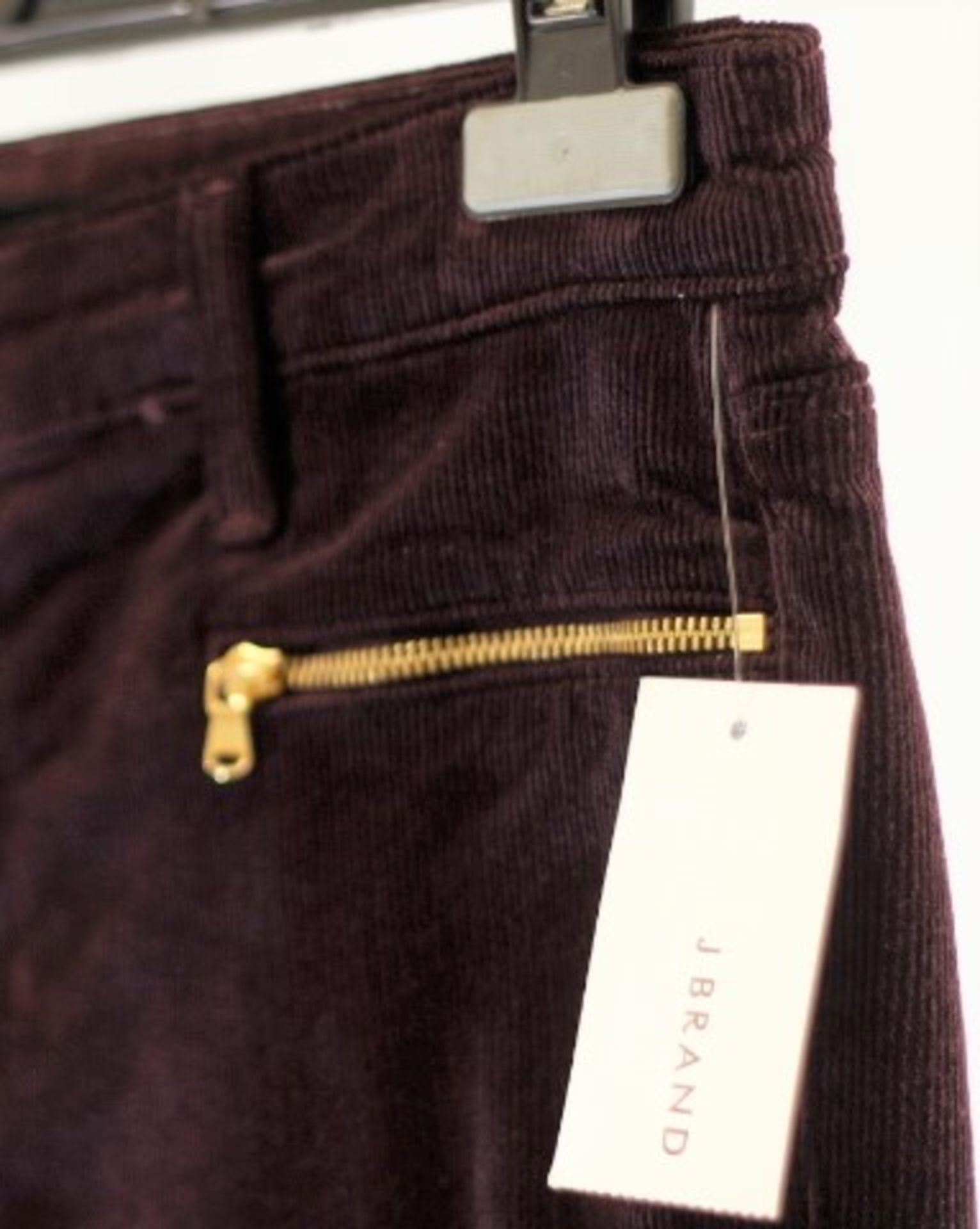 1 x J Brand Blackberry Corduroy Jeans - Size: 8 - Material: 56% Cotton, 37% Modal, 6% Polyester, - Image 4 of 6