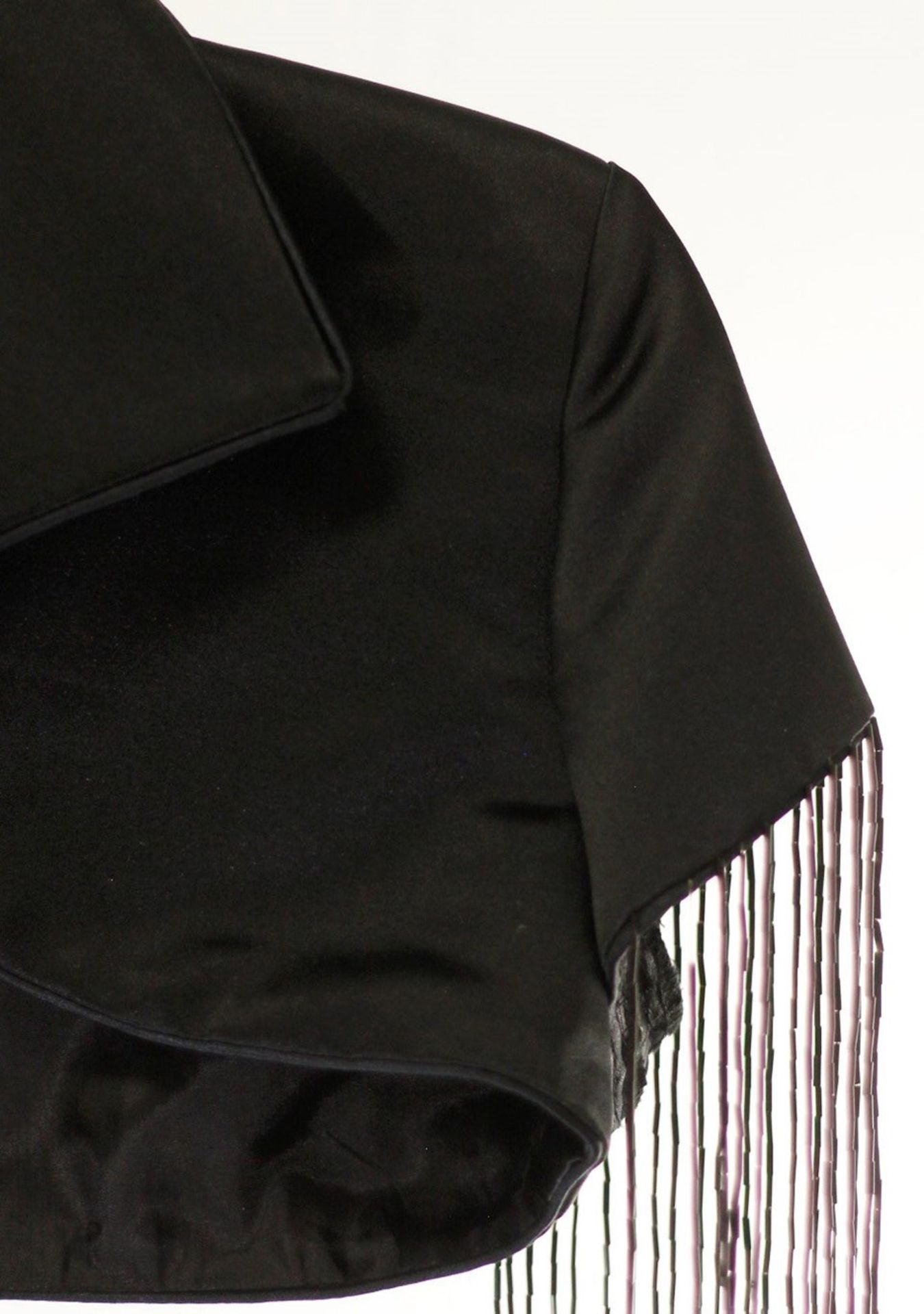 1 x Virginia Atelier Black Bolero - Size: 12 - Material: 50% Nylon, 50% Polyester - From a High - Image 3 of 12