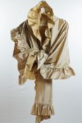 1 x Boutique Le Duc Champagne Wrap/Shawl - From a High End Clothing Boutique In The