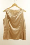 1 x Boutique Le Duc Champagne Vest - From a High End Clothing Boutique In The