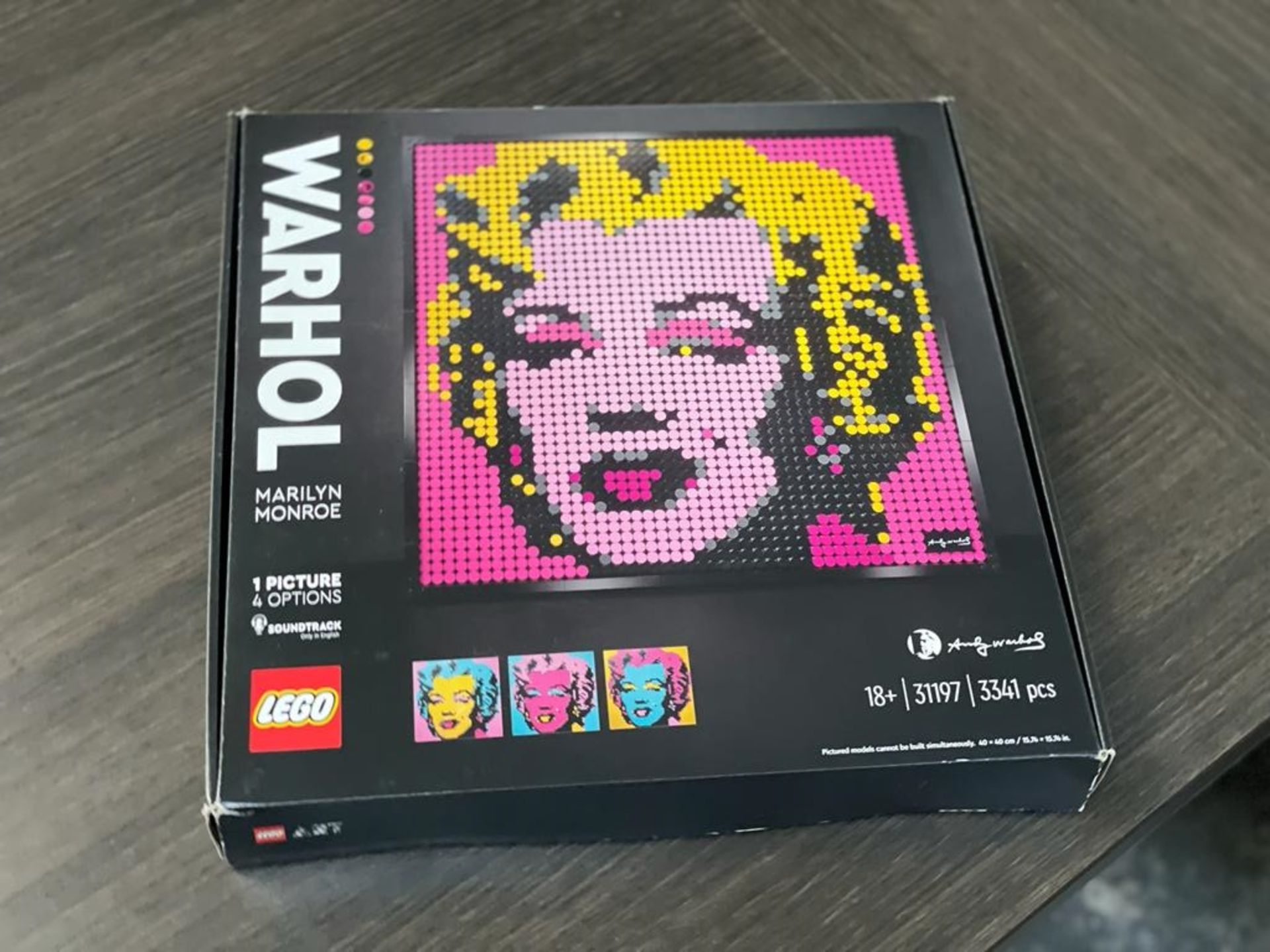 1 x Lego Art 31197 Andy Warhol's Marilyn Monroe set - Brand New RRP £90.00 - CL987 - Ref: - Image 3 of 3