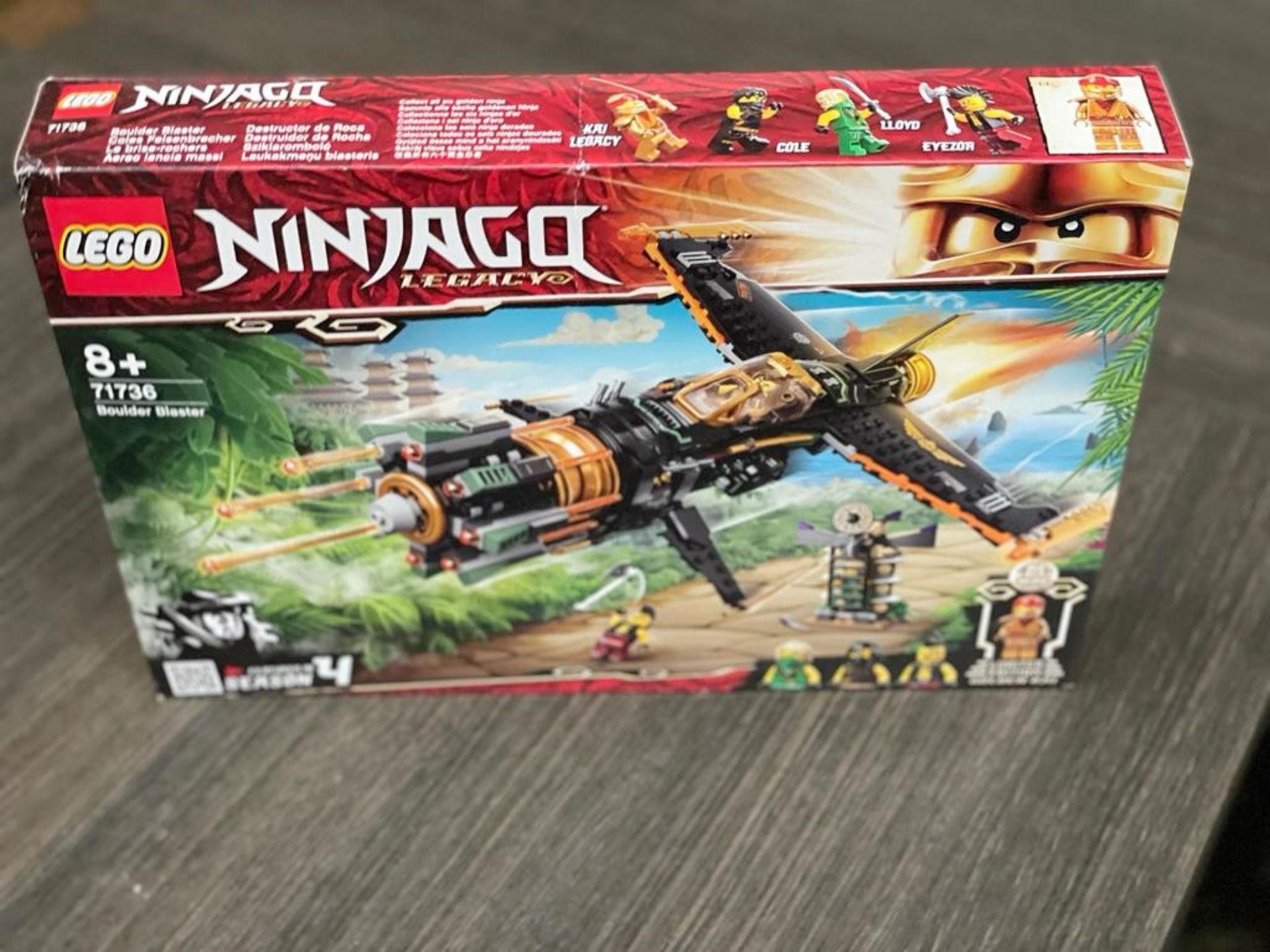 1 x Lego 71736 NINJAGO Legacy Boulder Blaster Aeroplane Toy with Prison and Collect ible Gold - Image 3 of 4