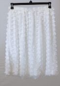 1 x Boutique Le Duc White Skirt - From a High End Clothing Boutique In The Netherlands -