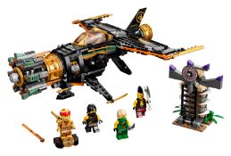 1 x Lego 71736 NINJAGO Legacy Boulder Blaster Aeroplane Toy with Prison and Collect ible Gold