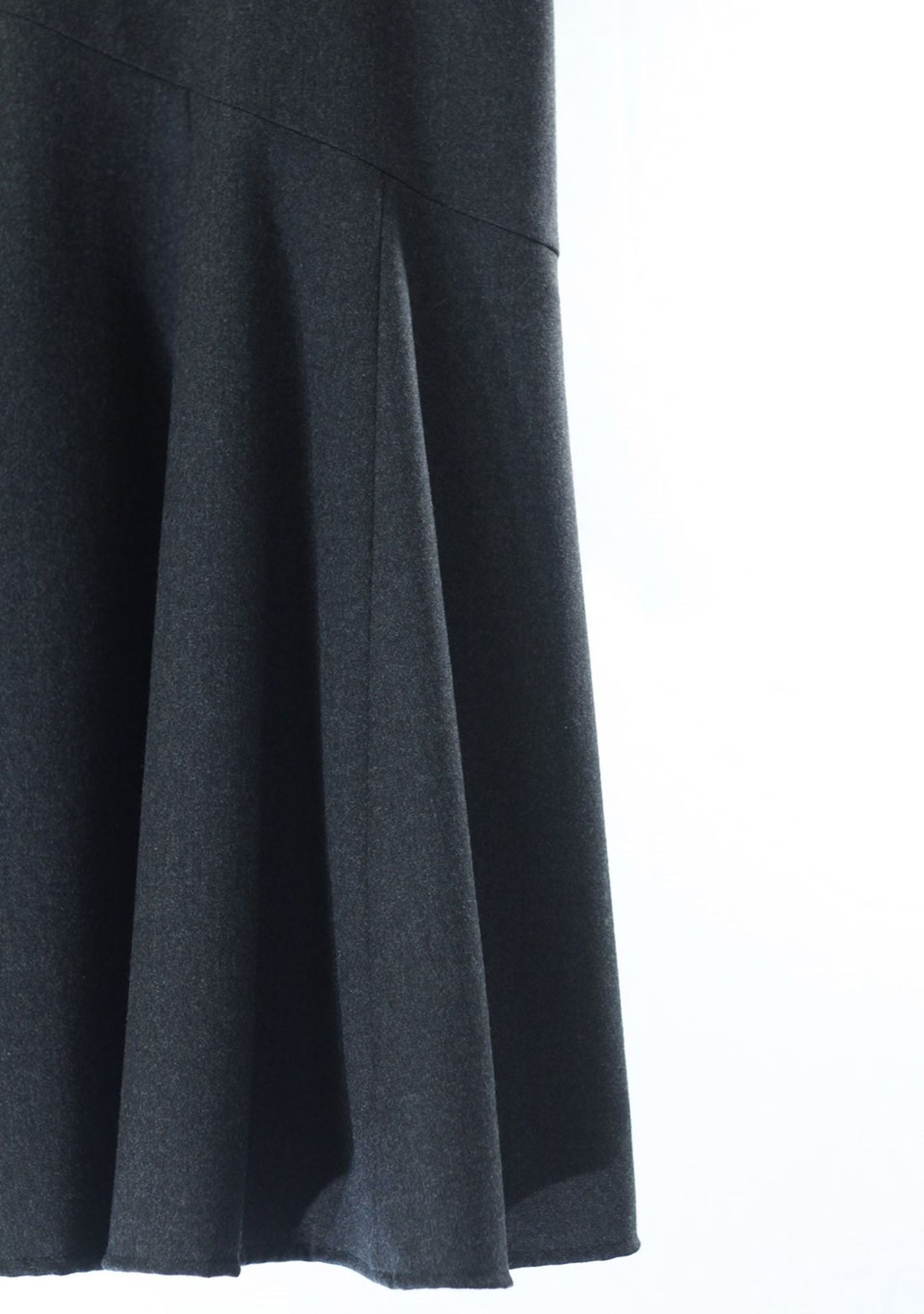 1 x Anne Belin Dark Grey Skirt - Size: 18 - Material: 100% Wool - From a High End Clothing - Image 9 of 9