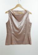1 x Boutique Le Duc Pale Rose Vest - From a High End Clothing Boutique In The