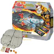 1 x Twin Bakugan Toy Set - Bakugan Battle Matrix, Deluxe Game Board with Exclusive Gold Sharktar