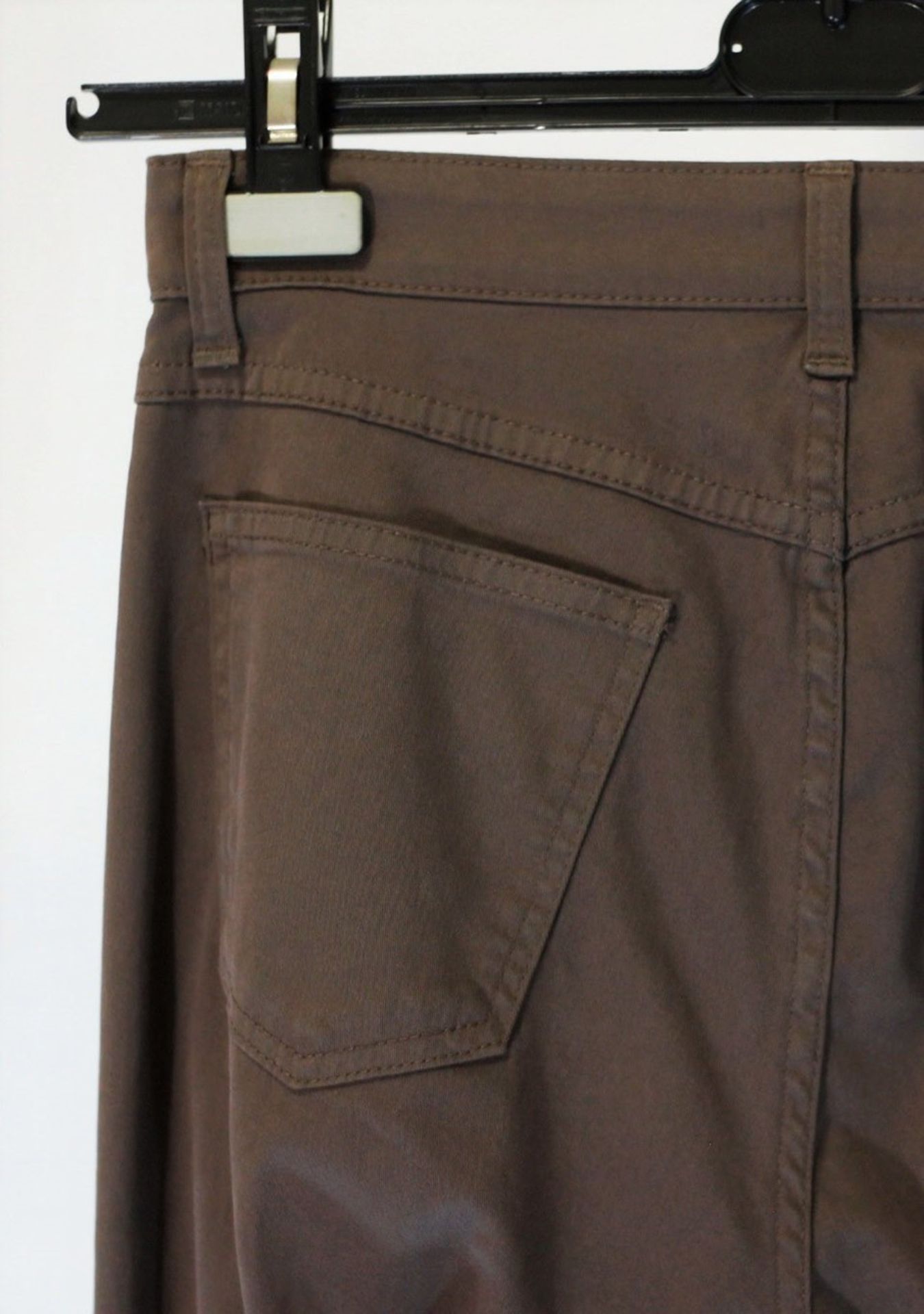 1 x Agnona Brown Jeans - Size: 12 - Material: 98% Cotton, 2% Elastane. Lining 100% Cotton - From a - Image 3 of 6