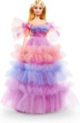 1 x Barbie Birthhday Wishes Doll 34.5cm- Brand New RRP £49.95 - CL987 - Ref: HRX136 - Location: