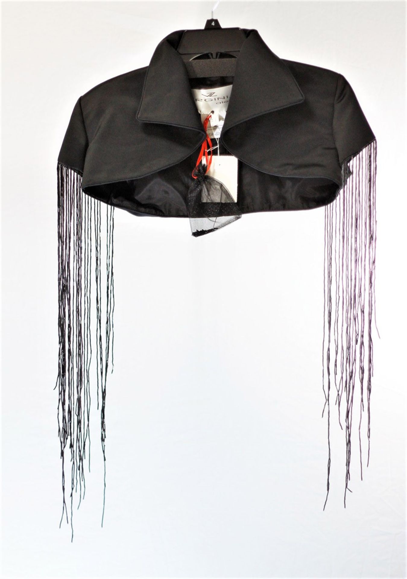 1 x Virginia Atelier Black Bolero - Size: 12 - Material: 50% Nylon, 50% Polyester - From a High