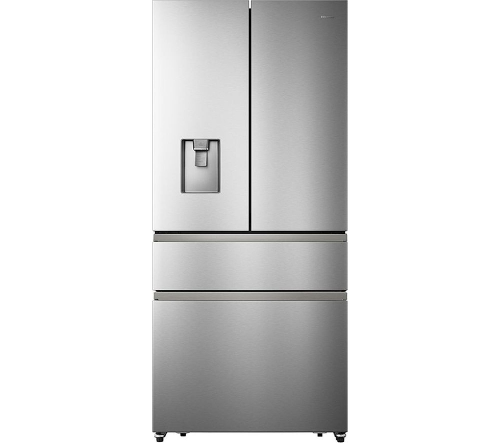 1 x HiSense Pureflat RF540N4Wi1 Stainless Steel Fridge Freezer - Unused With Warranty - RRP £849 - Image 4 of 9