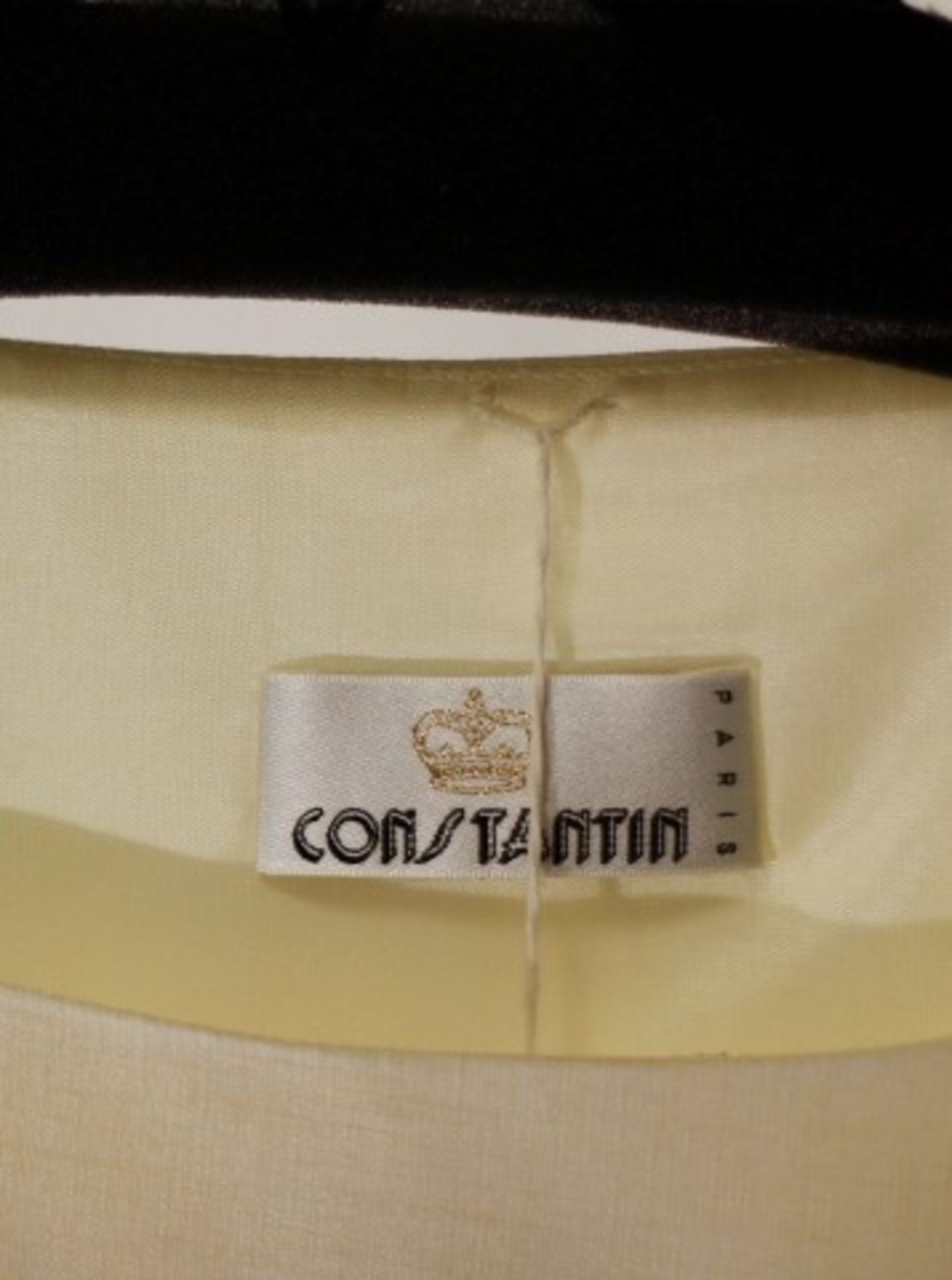 1 x Constantin Paris Cream Top - Size: 22 - Material: 100% Polyester - From a High End Clothing - Image 8 of 8