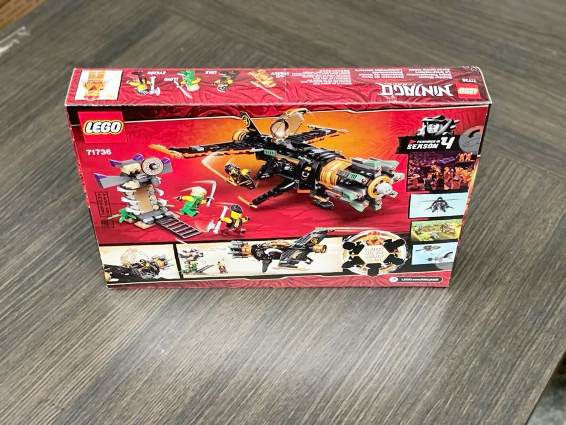 1 x Lego 71736 NINJAGO Legacy Boulder Blaster Aeroplane Toy with Prison and Collect ible Gold - Image 4 of 4