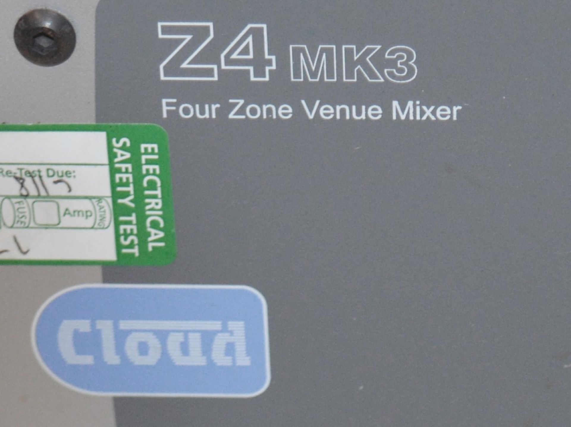 1 x Cloud Z4 MK4 Four Zone Venue Audio Mixer - 6-LINE & 2-MIC Inputs - Includes Power Cable - RRP £ - Image 5 of 5