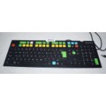 1 x Bloomberg STB100 Financial/Trading Keyboard with Fingerprint Scanner - Ref: MPC555 CG -