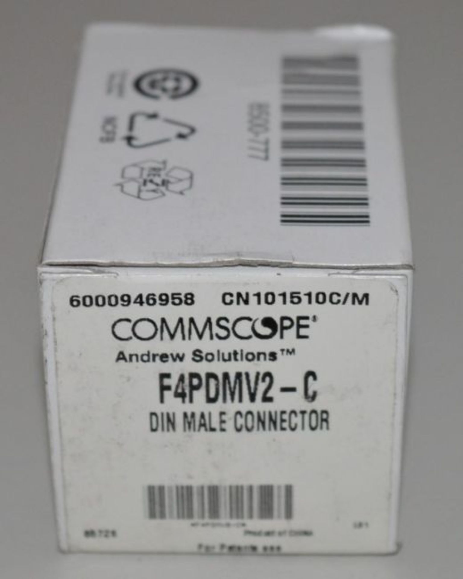 50 x Commscope F4PDMV2-C Din Male Connectors - Andrew Solutions - Brand New and Boxed - CL011 - - Image 2 of 5