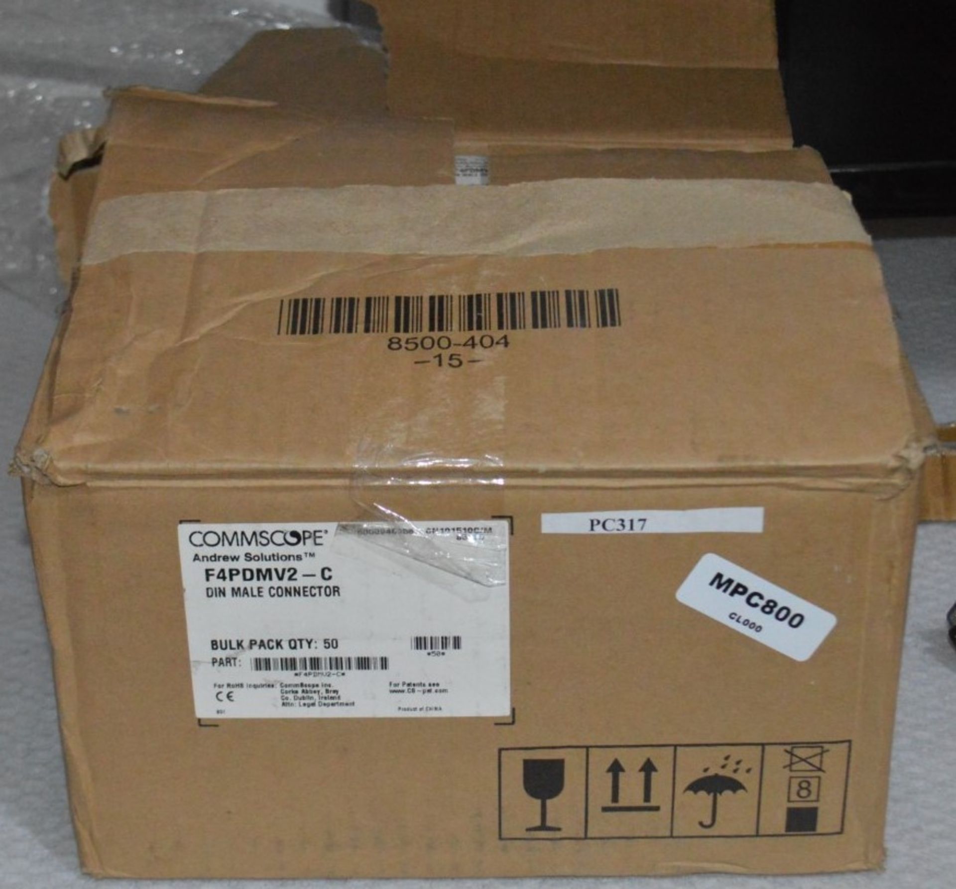 50 x Commscope F4PDMV2-C Din Male Connectors - Andrew Solutions - Brand New and Boxed - CL011 - - Image 3 of 5