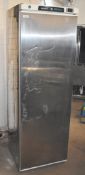 1 x Blizzard L400SS Solid Door Upright Commercial Freezer - Size: H186 x W60 x D64cms - Ref: