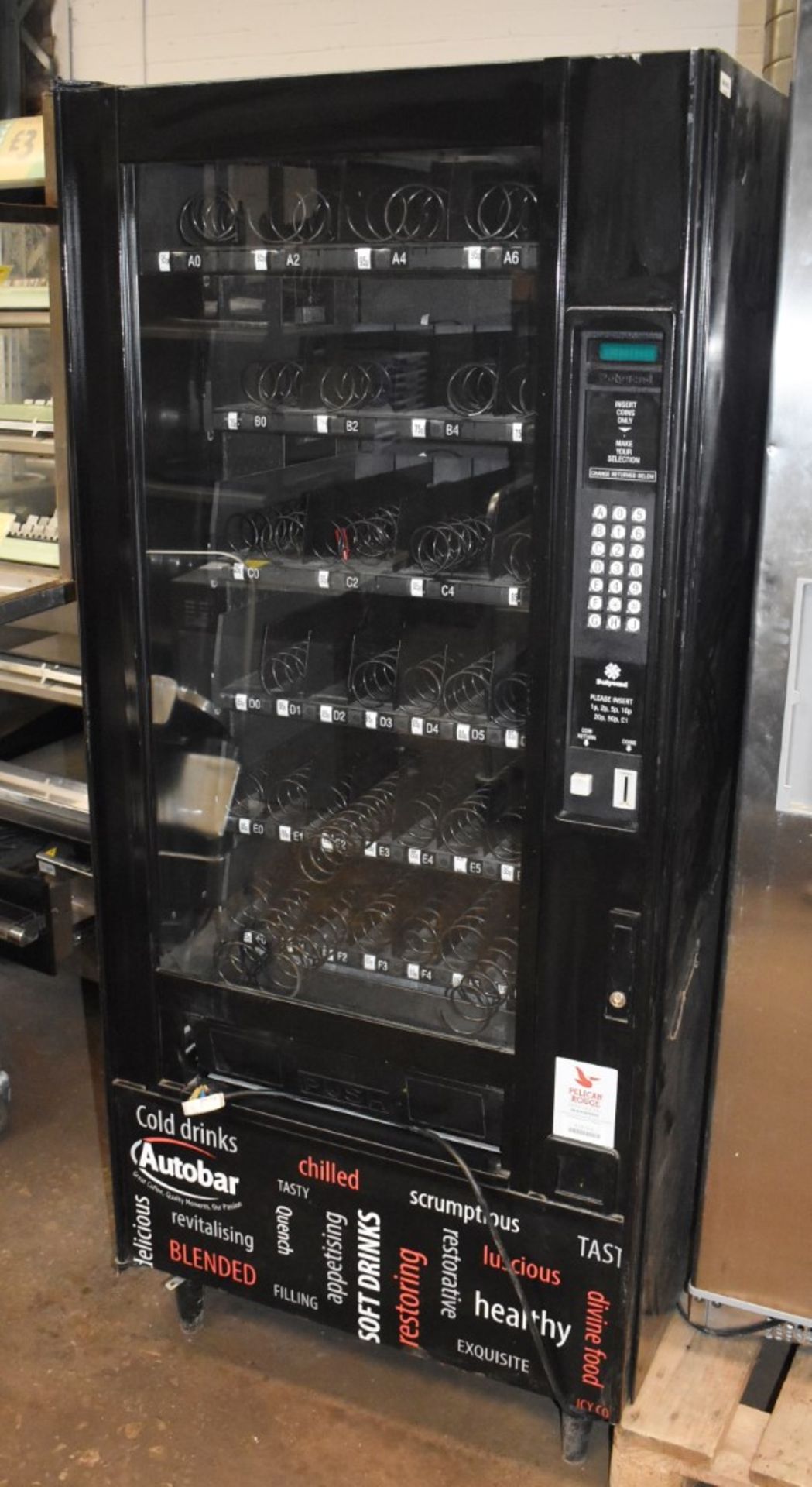 1 x Polyvend 453 Snack Food Vending Machine - H182 x W65 x D72 cms - Ref: GCA153 WH5 - CL011 - - Image 2 of 12