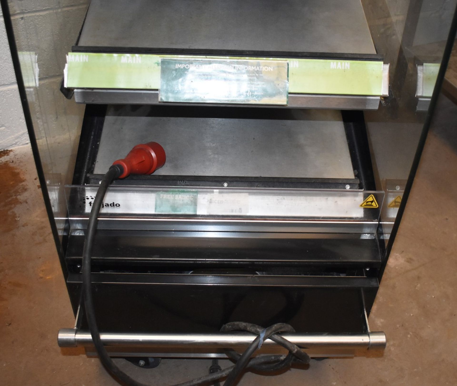 1 x Fri-Jado Four Tier Multi Deck Hot Food Warmer Heated Display Unit - Model MD60-5 SB - - Image 5 of 11