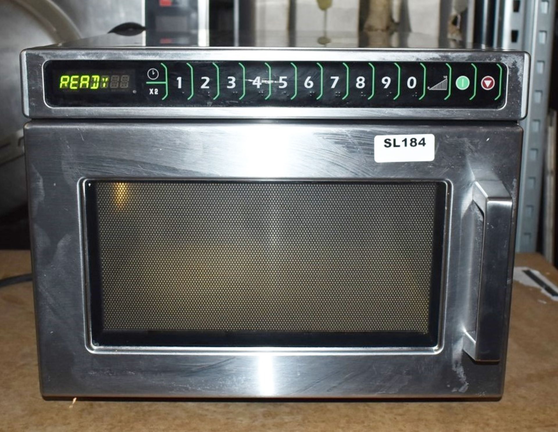 1 x Menumaster Commercial Microwave Oven - Model DEC14E2U - 1.4kW, 13A, 17Ltr - 2017 Model - - Image 5 of 13