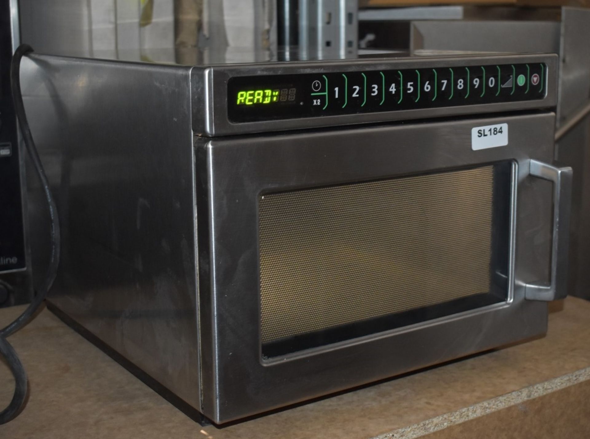 1 x Menumaster Commercial Microwave Oven - Model DEC14E2U - 1.4kW, 13A, 17Ltr - 2017 Model - - Image 12 of 13