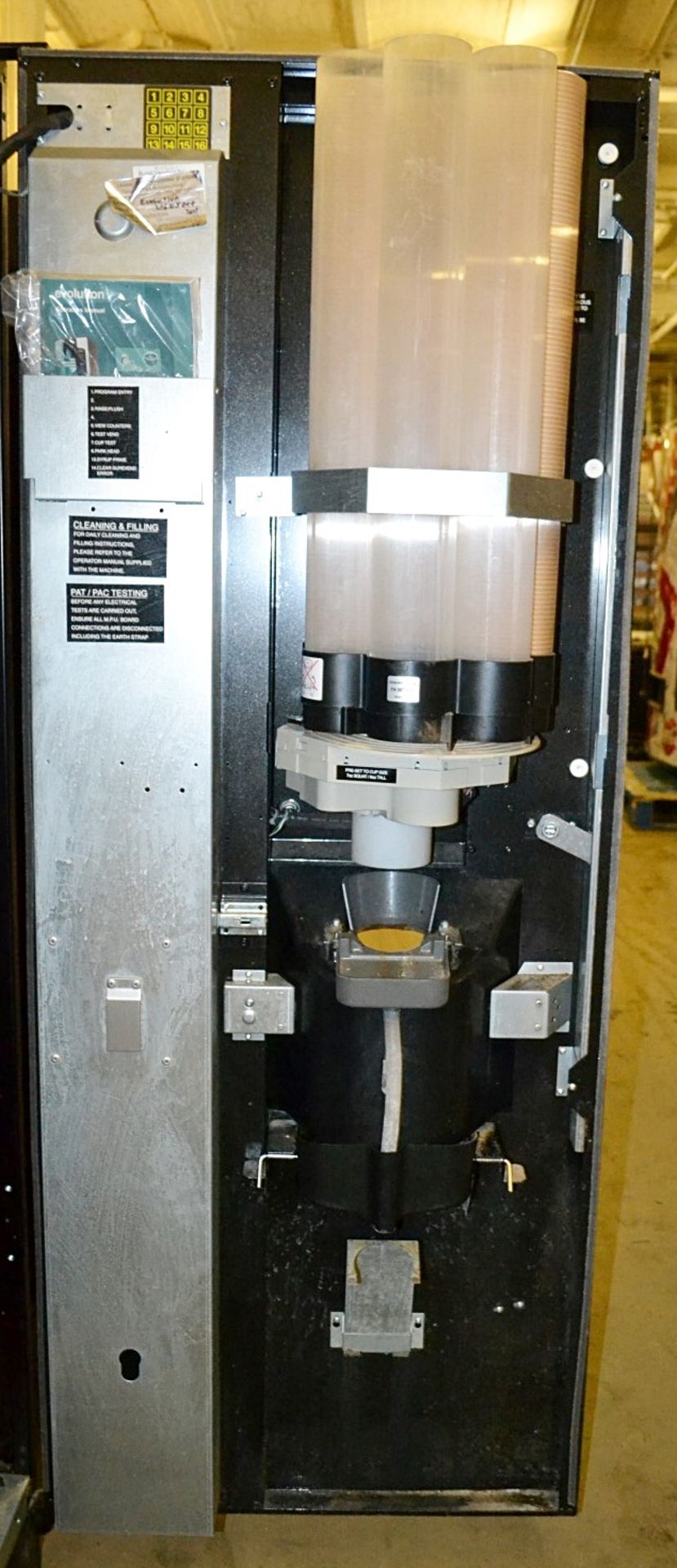 1 x Crane"Evolution" Coin-operated Hot Drinks Vending Machine - Recently taken From A Working - Image 18 of 19