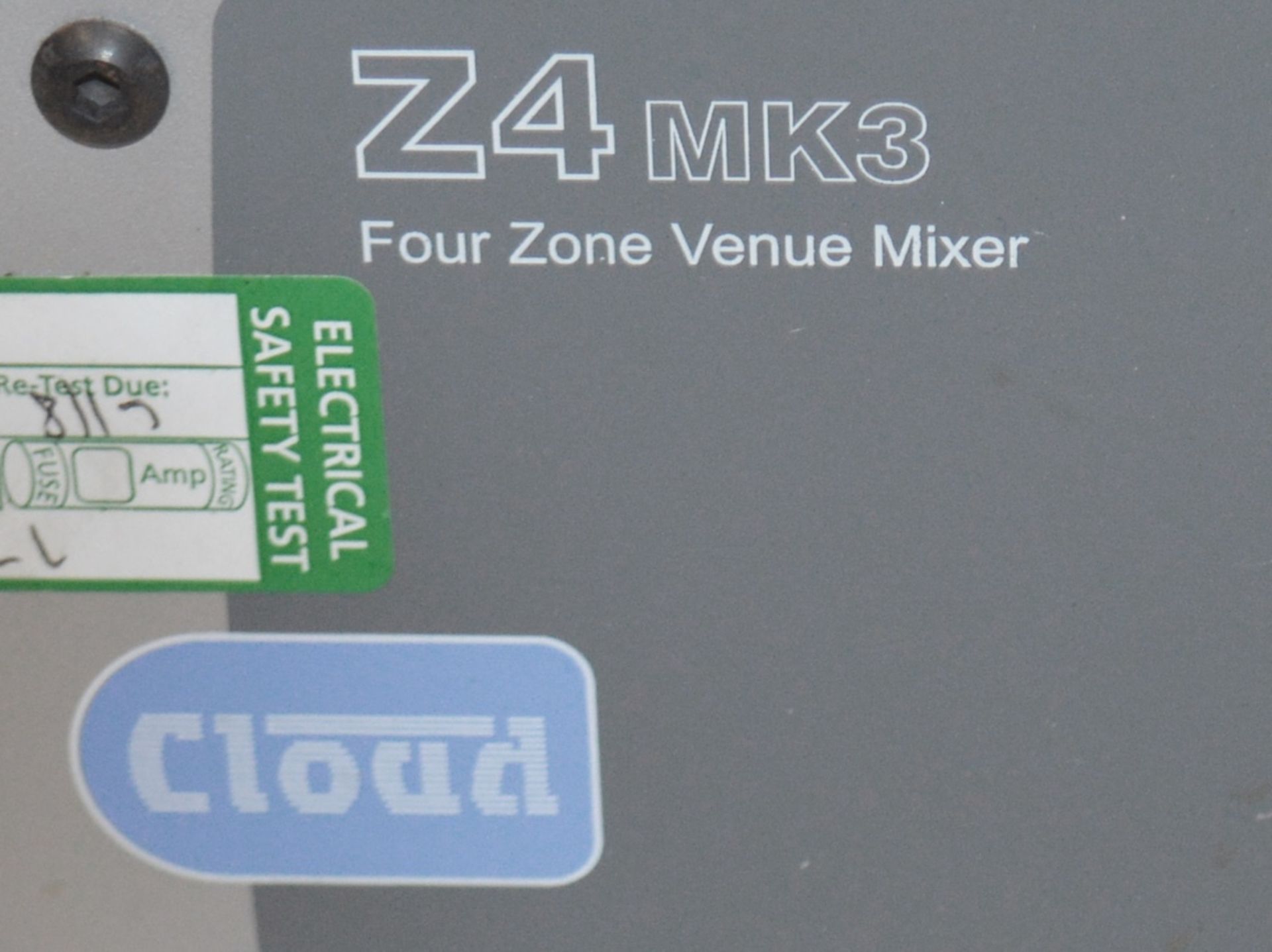 1 x Cloud Z4 MK4 Four Zone Venue Audio Mixer - 6-LINE & 2-MIC INPUTS - RRP £739 - Recently Removed - Image 5 of 5