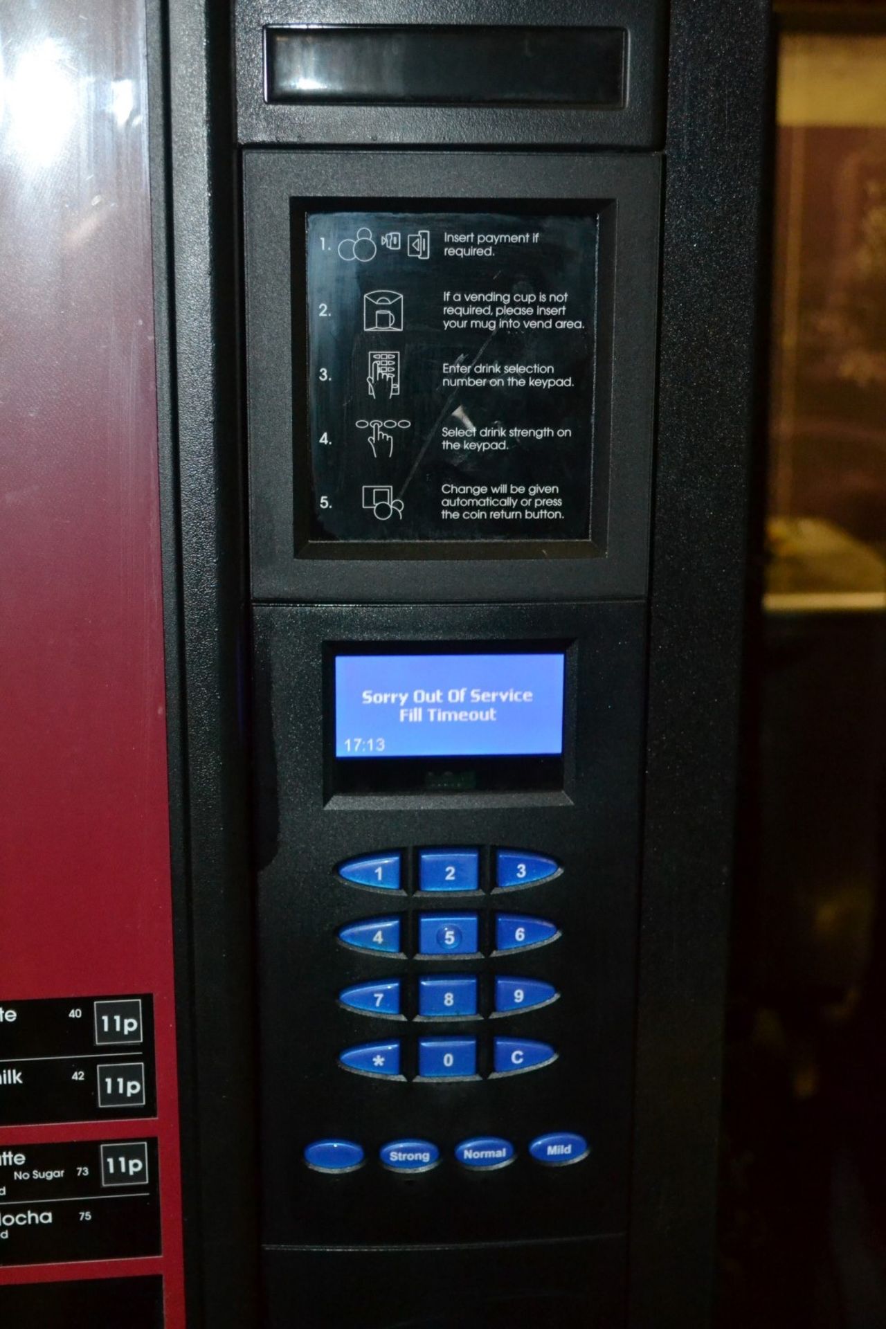 1 x Crane"Evolution" Coin-operated Hot Drinks Vending Machine - Recently taken From A Working - Image 2 of 19