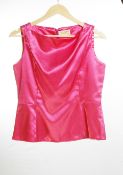 1 x Boutique Le Duc Fuschia Vest - From a High End Clothing Boutique In The