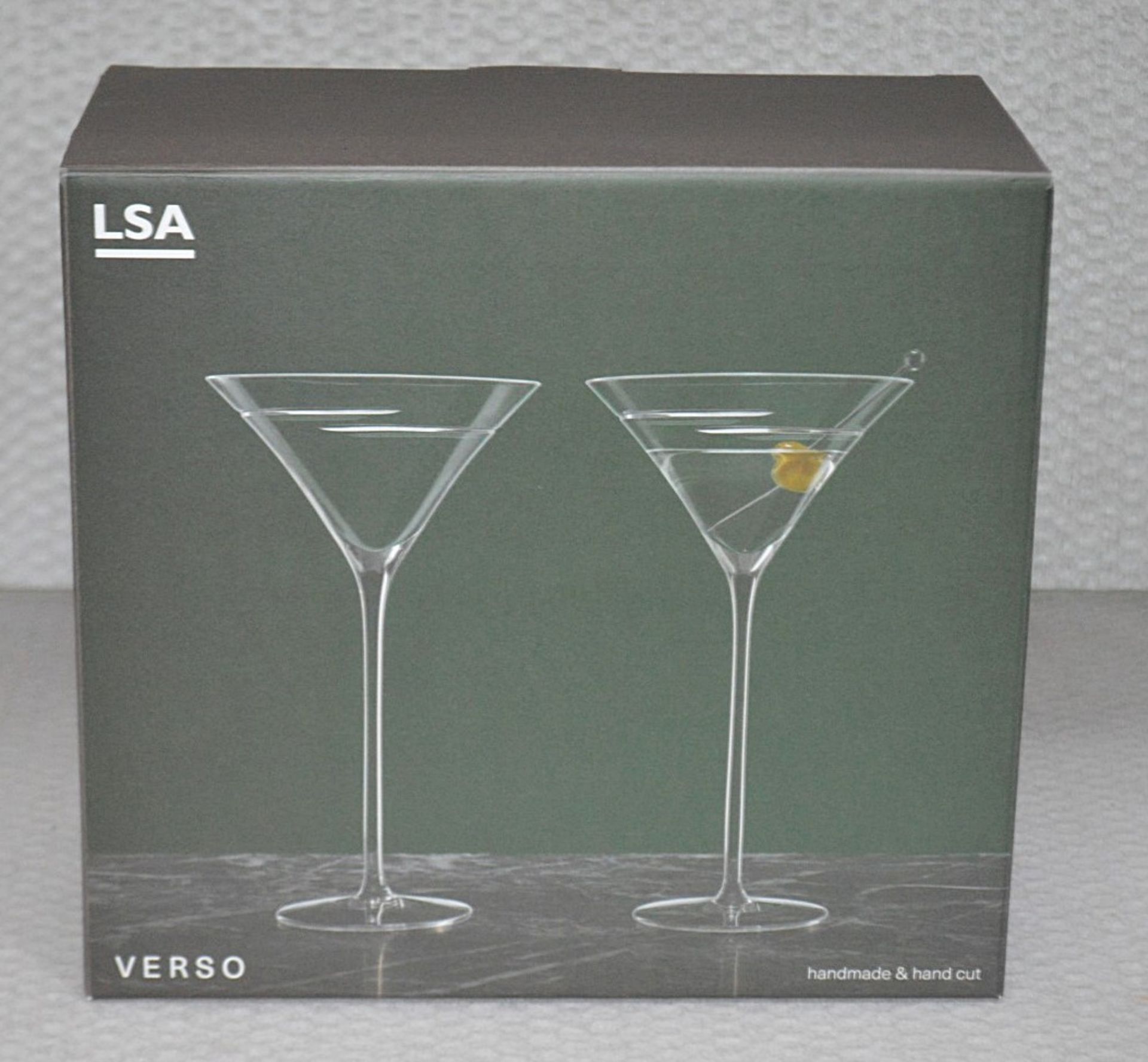 1 x LSA INTERNATIONAL Verso Cocktail Glass (275ml) - Unused Boxed Stock - Image 4 of 4