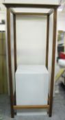 1 x Huge 2-Metre Tall Display Plinth With Frame - Impressive Ex-Showroom Piece - Ref: HAR285 GIT -