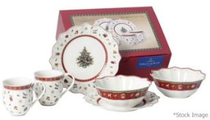 1 x VILLEROY & BOCH Christmas Breakfast For Two Set *Read Full Description* Original Price £125.00