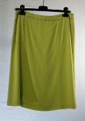 1 x Valentino Roma Green Skirt - Size: 14 - Material: 70% Acetate, 30% Viscose - From a High End