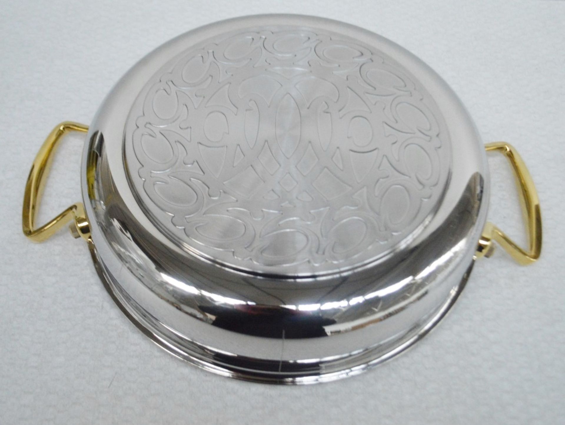 1 x ONDINE 'Platine' Casserole Pan With Lid - Dimensions: 31cm Diameter, 7.5cm Deep  - Original - Image 6 of 10