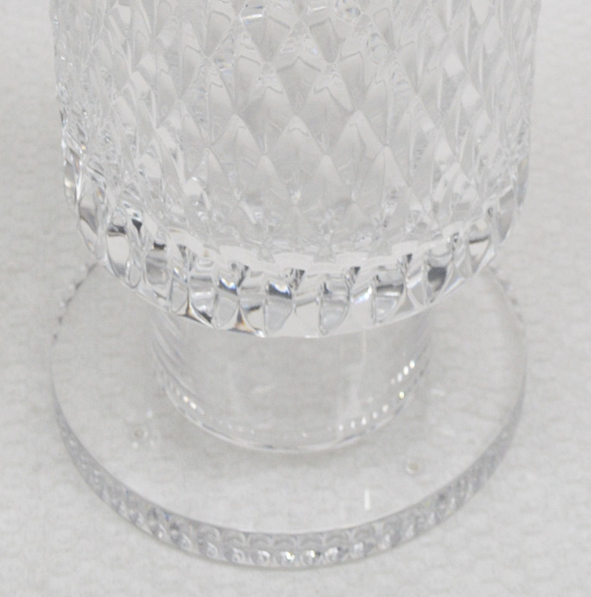 1 x BALDI 'Home Jewels' Italian Hand-crafted Artisan Clear Crystal Vase - Unboxed Ex-display Item - Image 2 of 5