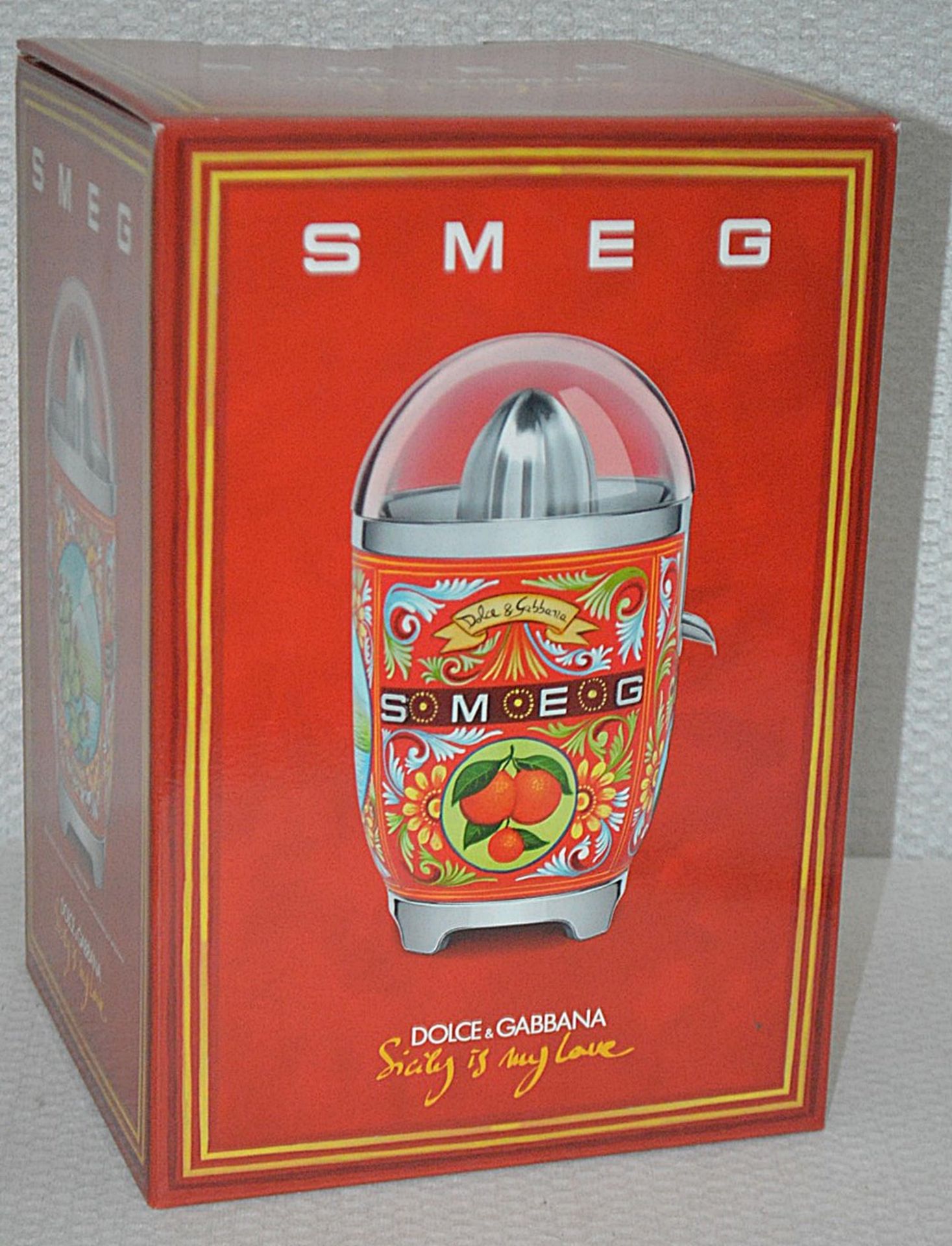 1 x SMEG + Dolce & Gabbana Designer Citrus Juicer (180ml) - Please Read Condition Report - Image 11 of 13