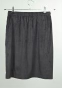 1 x Boutique Le Duc Dark Grey Skirt - From a High End Clothing Boutique In The